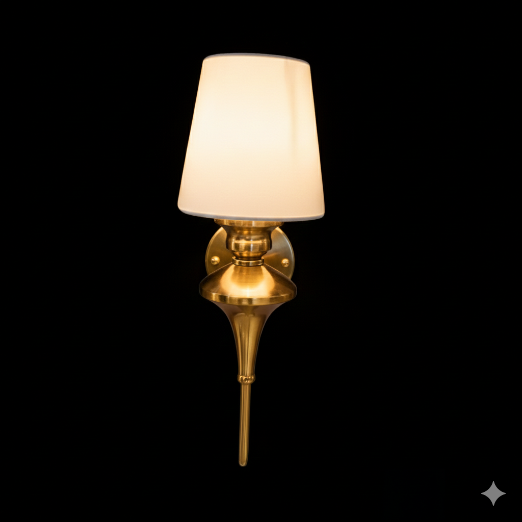 Antique Brass Wall Light