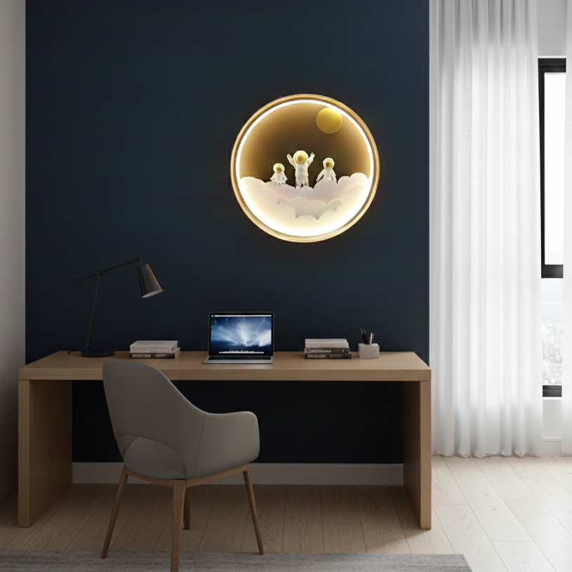 Astronaut Wall Light