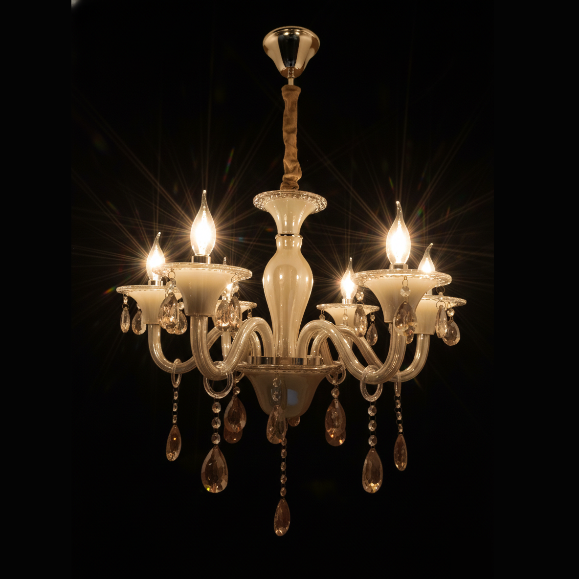Royal Bohemian Glass Chandelier