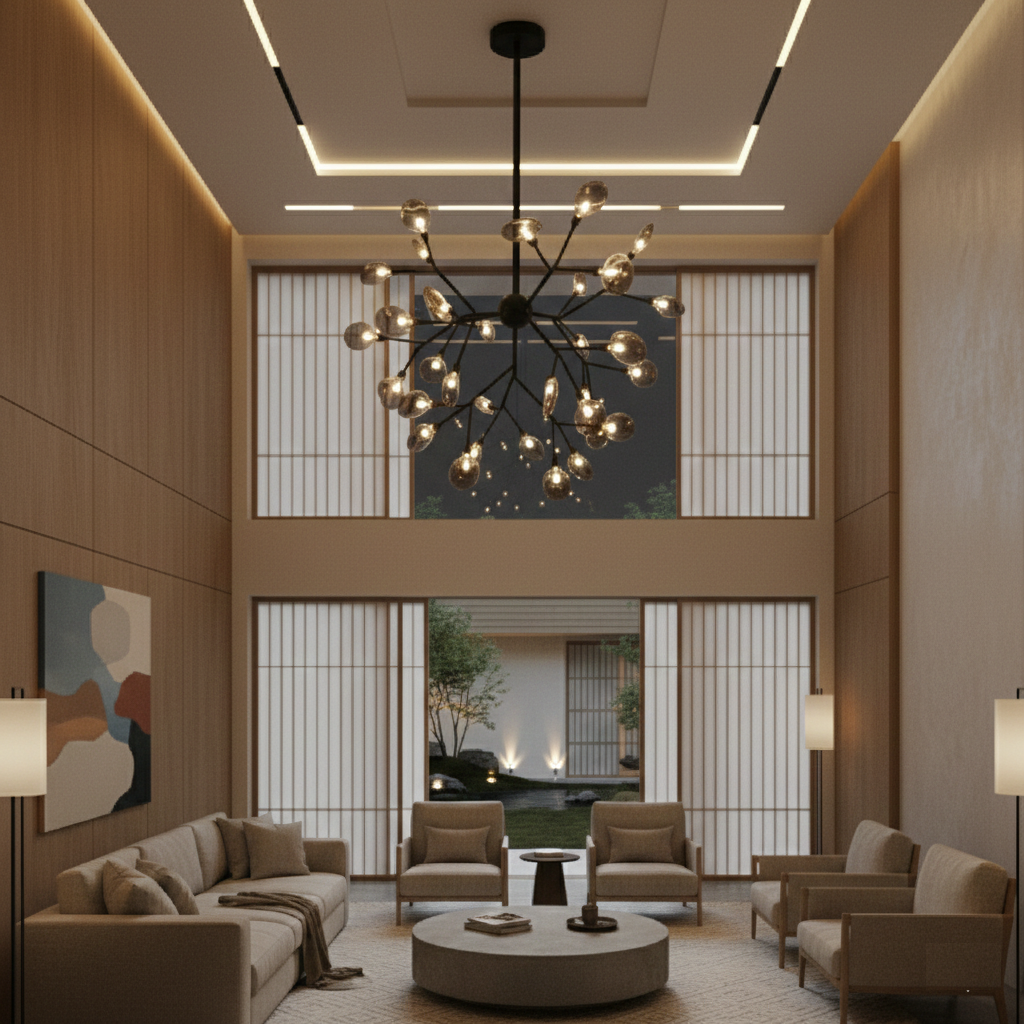 Cedar Bloom Chandelier