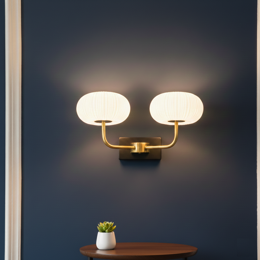 Double Arm Wall Sconce