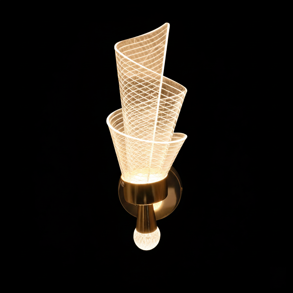 Glass Shade Wall Sconce