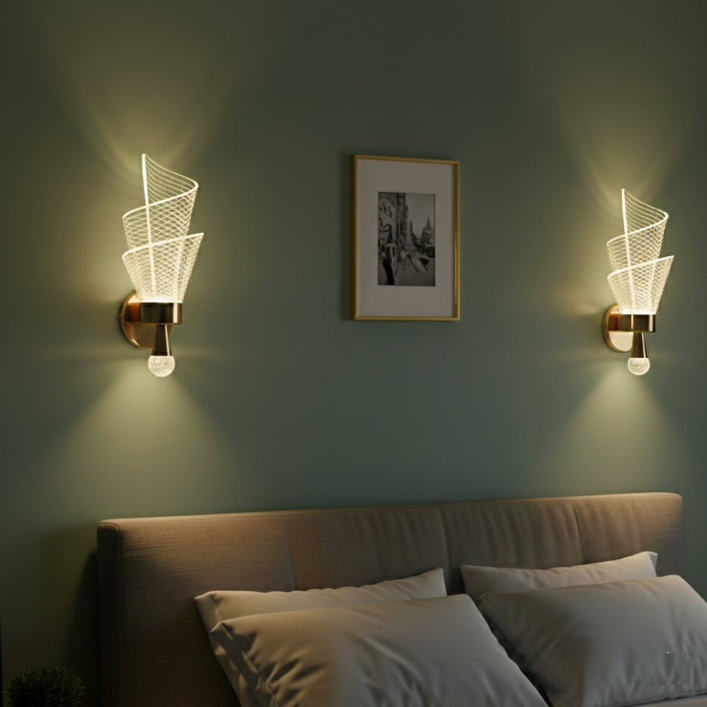 Glass Shade Wall Sconce