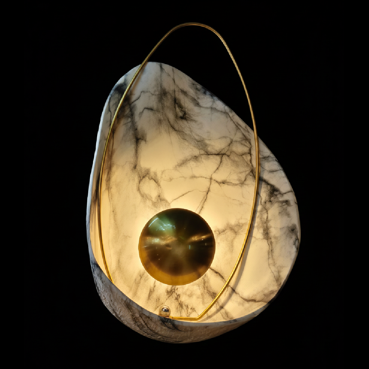 Marble Halo Wall Light