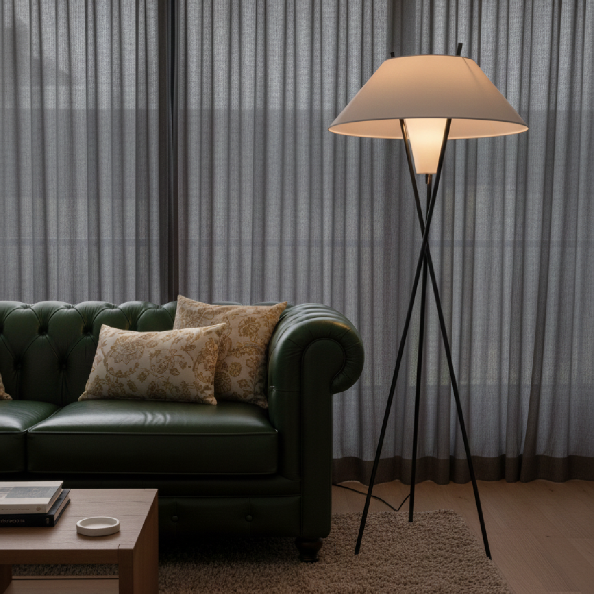 Modern Tripod Floor Lamp