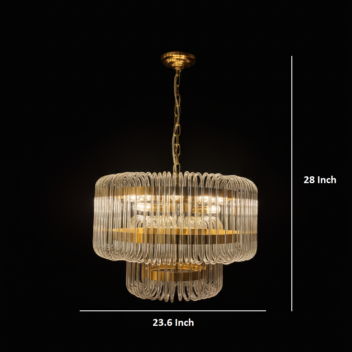 Monarque Circular Crystal Chandelier
