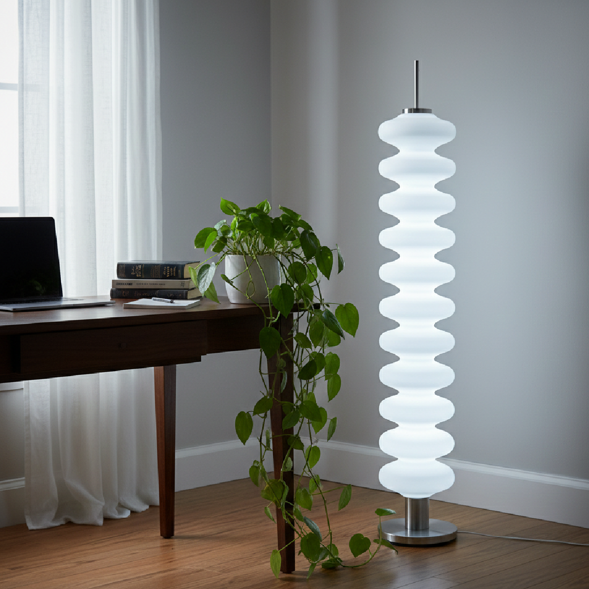 Stacked Ring Led Floor Lamp