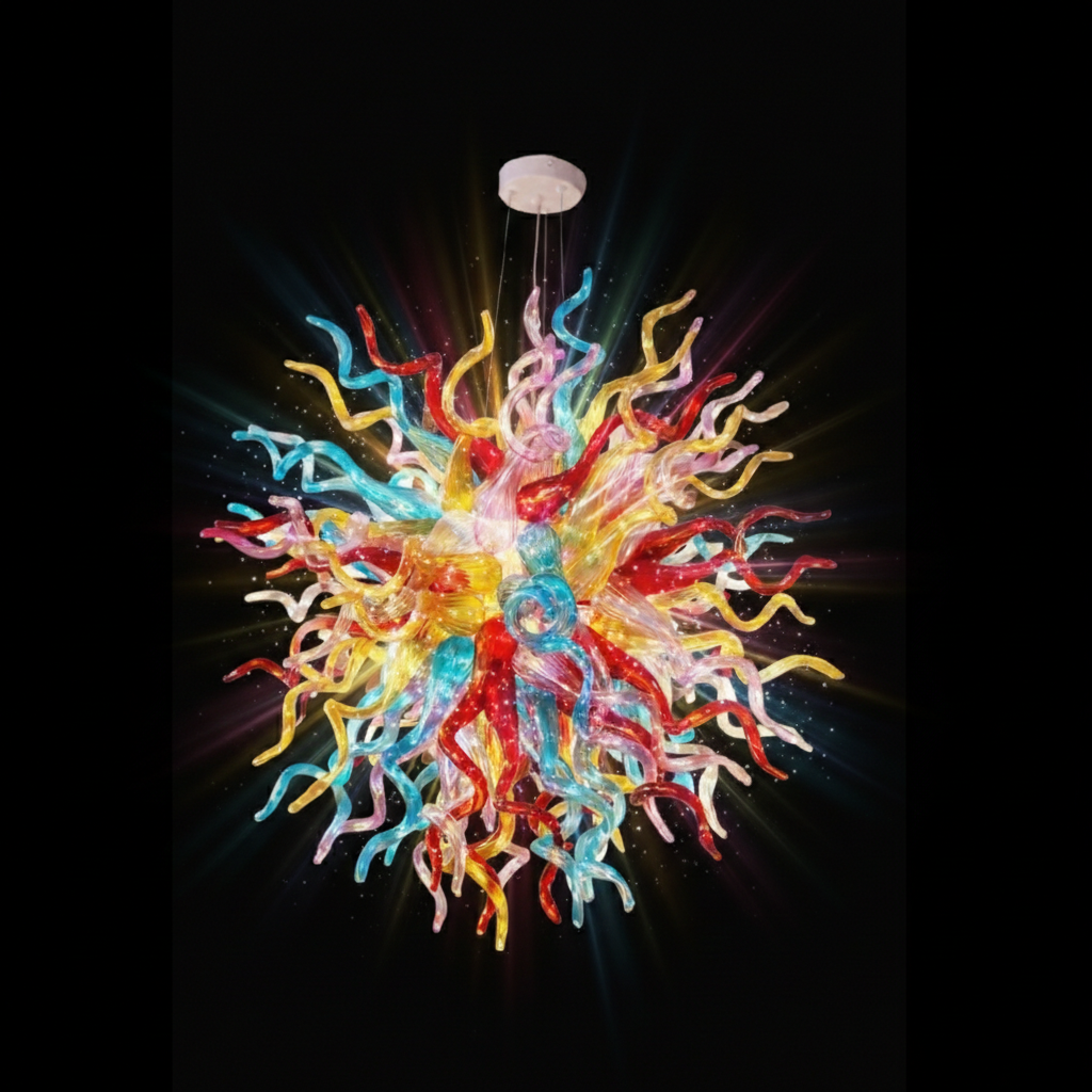 Solaris Glass Chandelier