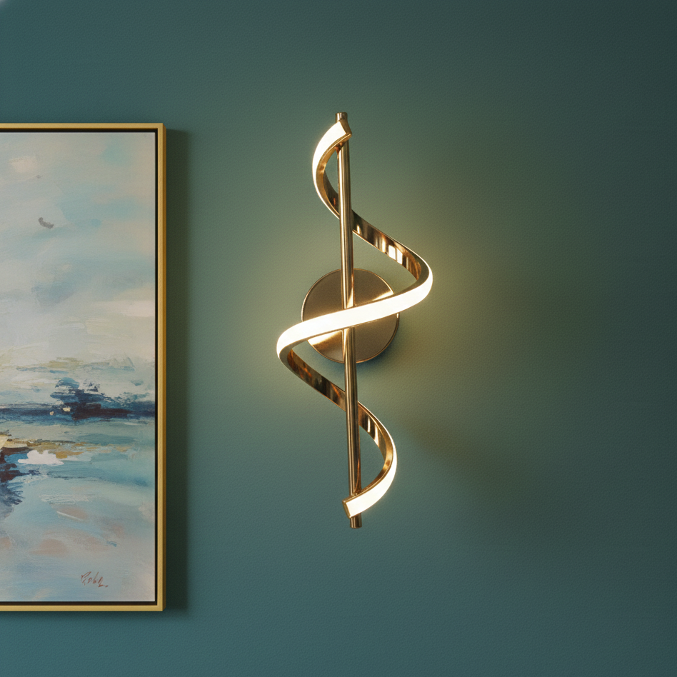 Modern Spiral Led Wall light