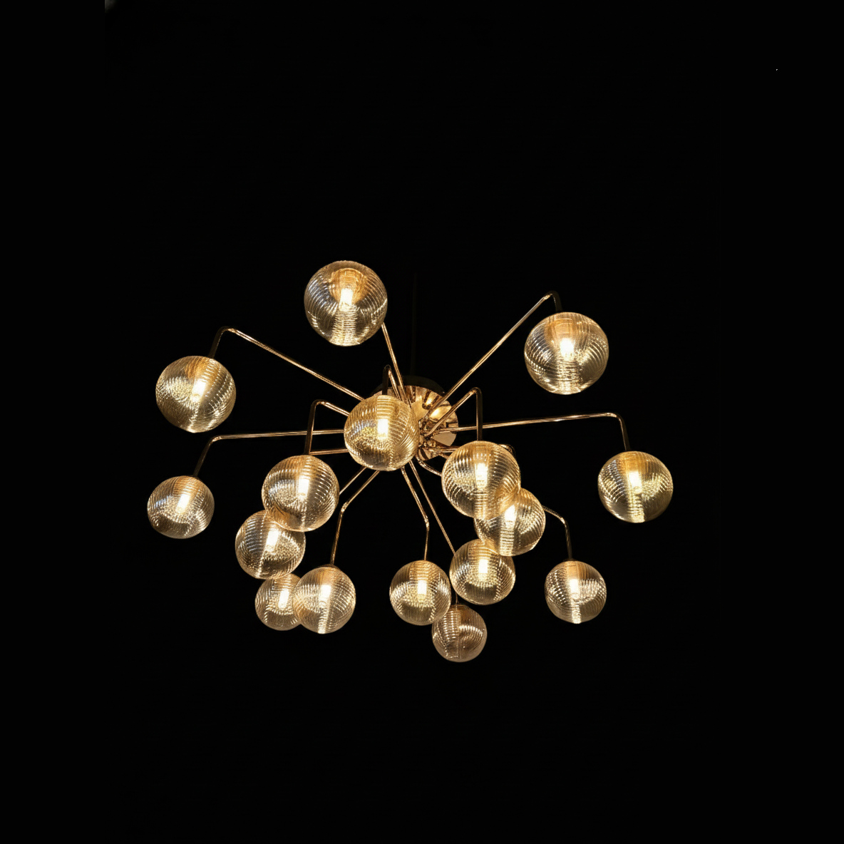 Modern Sputnik Style Chandelier