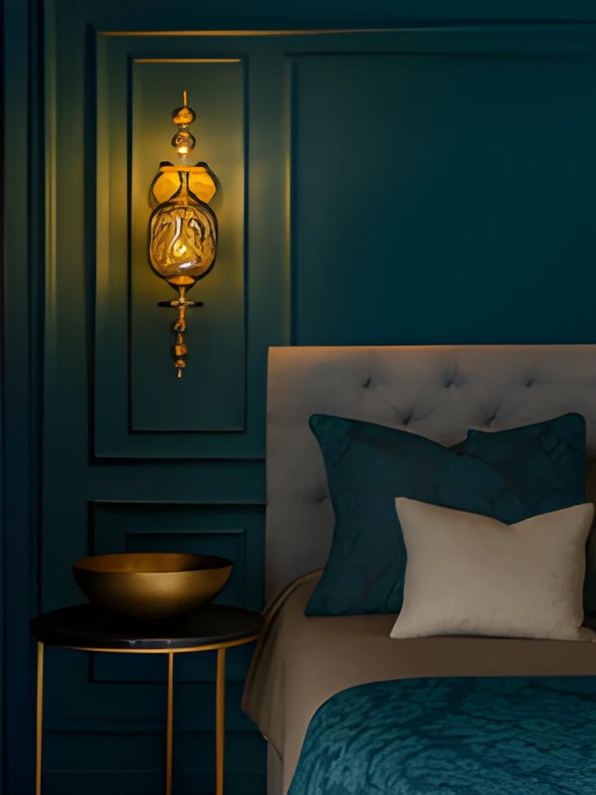 VERTICAL CRYSTAL WALL SCONCE