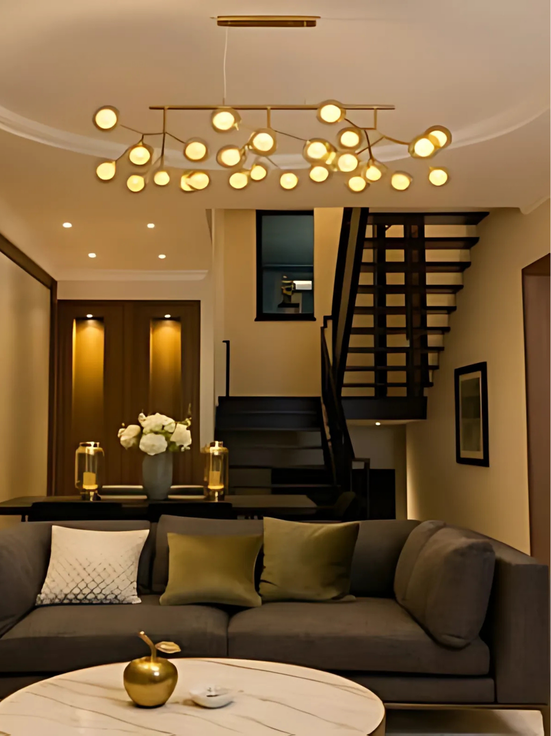 BRANCHING BUBBLE CHANDELIER