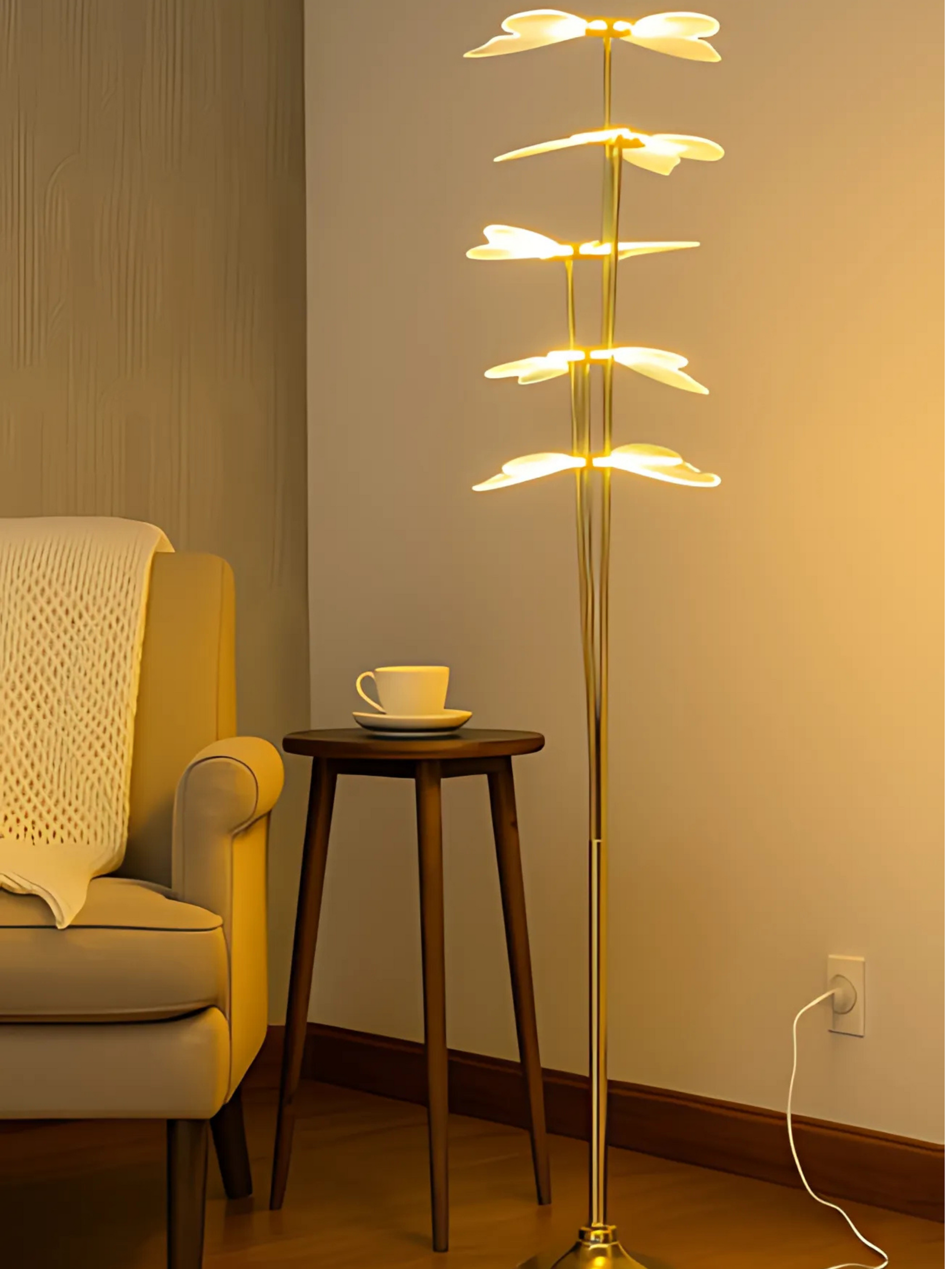 BUTTERFLY SHAPE FLOOR LAMP