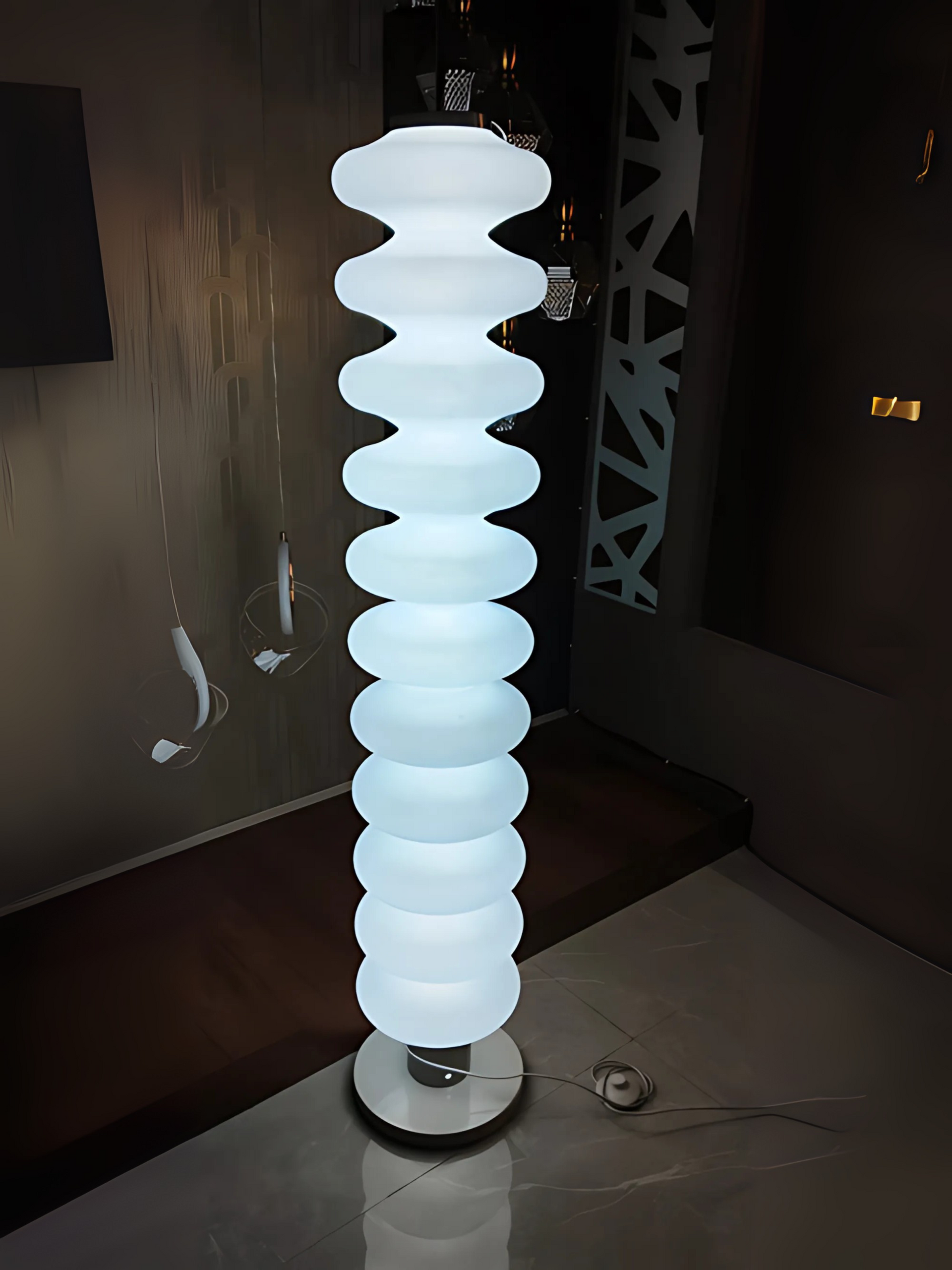 STACKED RING LED FLOOR LAMP
