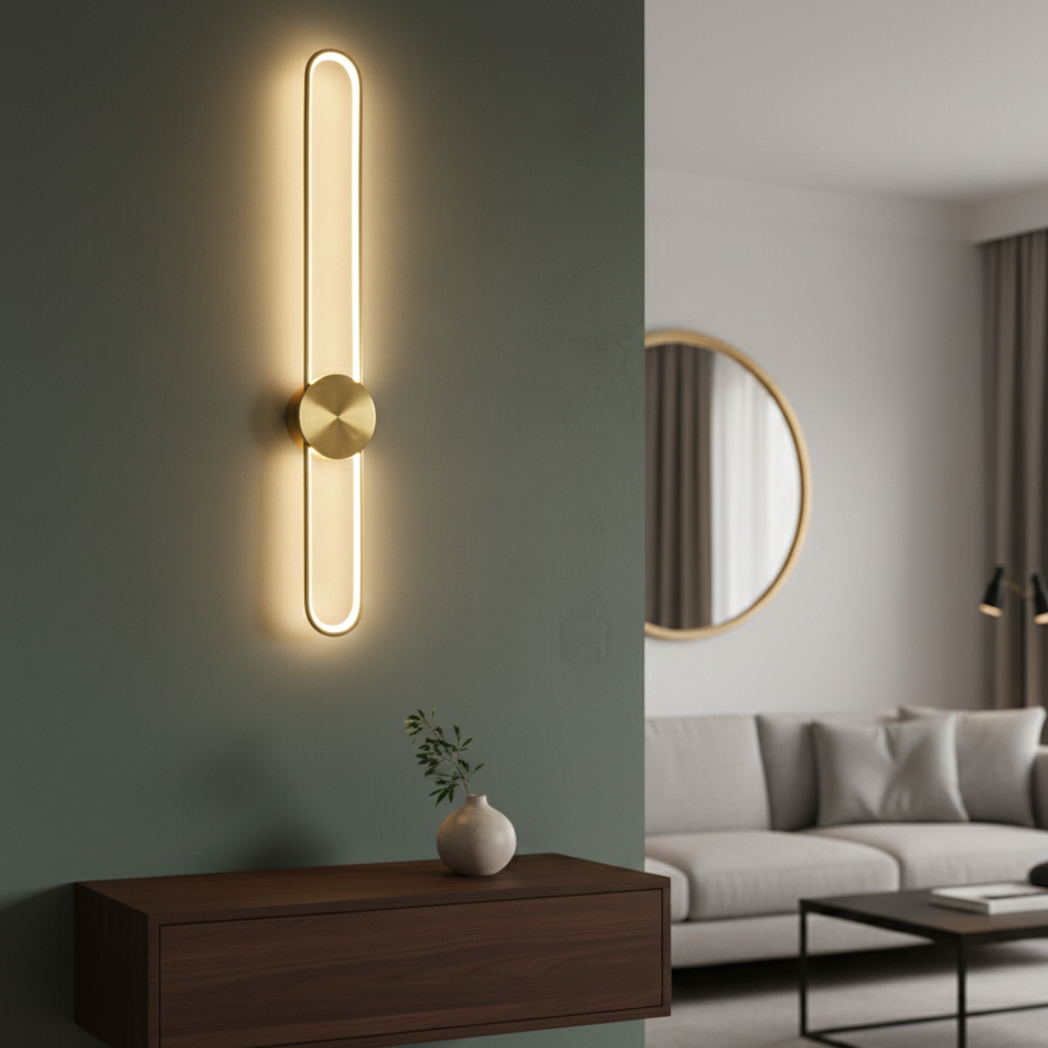 Vertical Linear Wall Light