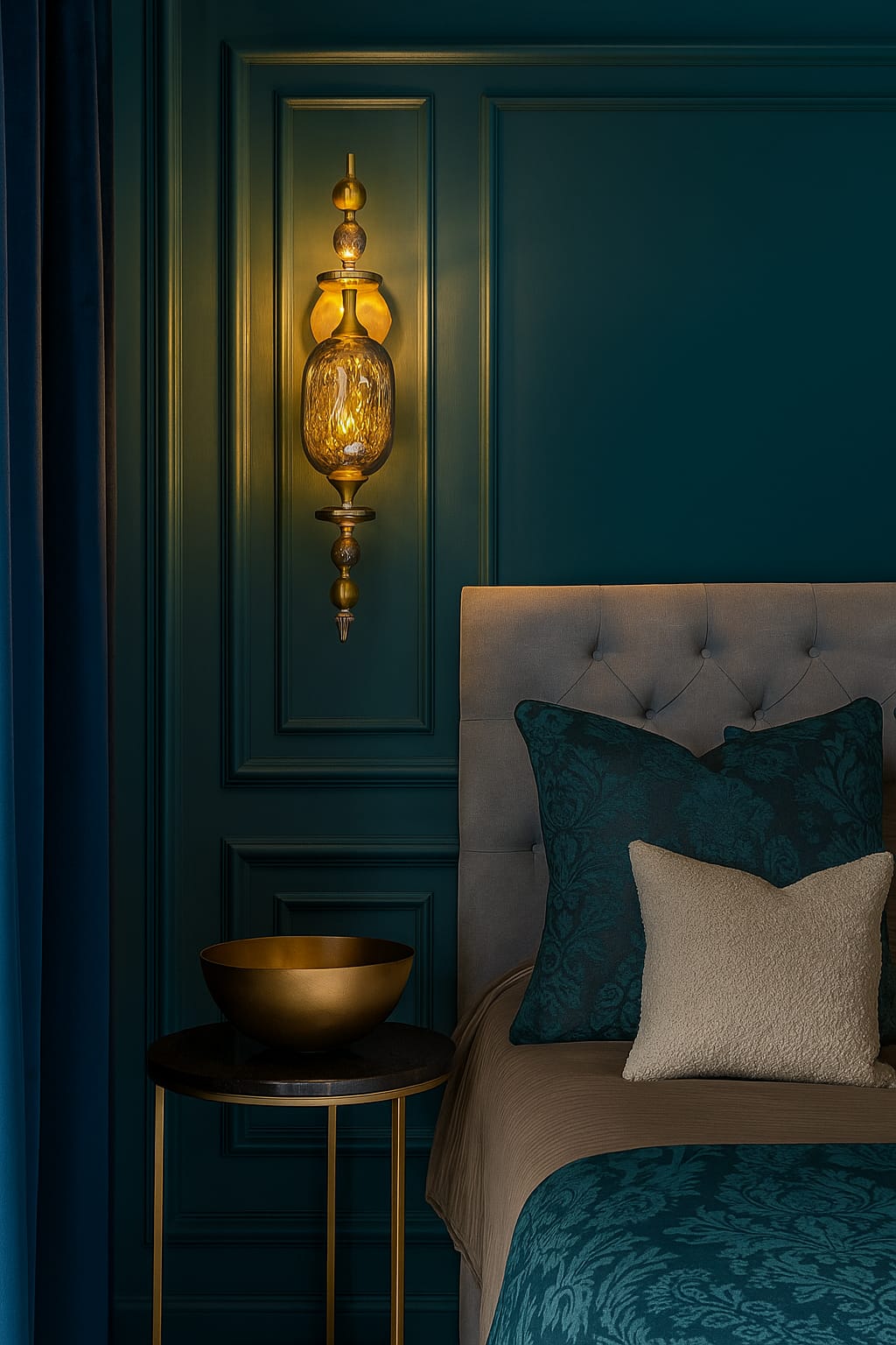 VERTICAL CRYSTAL WALL SCONCE