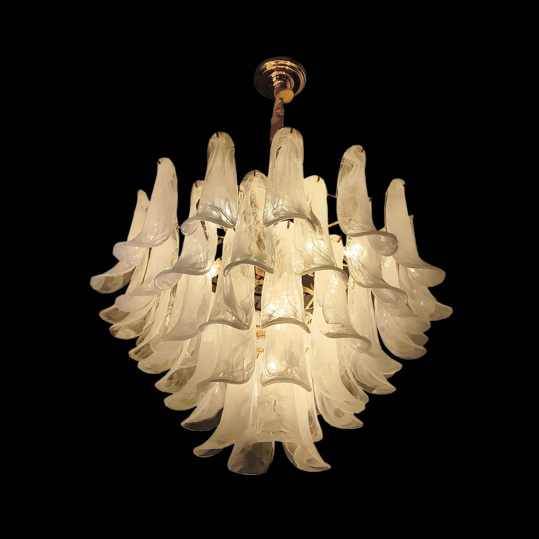 Murano Glass Petal Chandelier