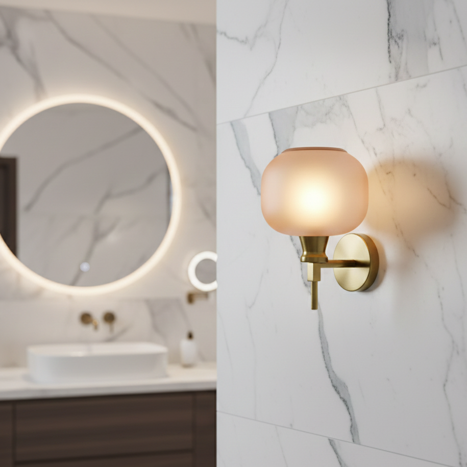 Frosted Dark Matter Wall Light
